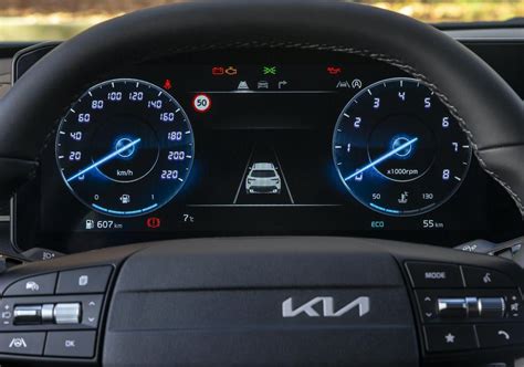 Cruscotto della Kia Sportage (2017) con spie e indicatori