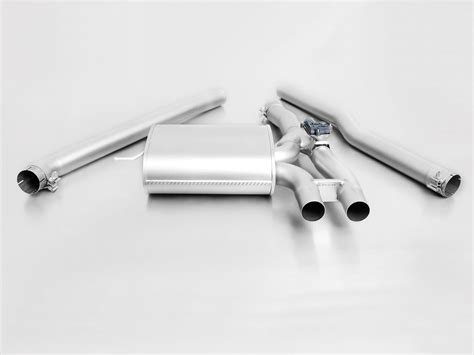 Schema di un sistema di scarico sportivo