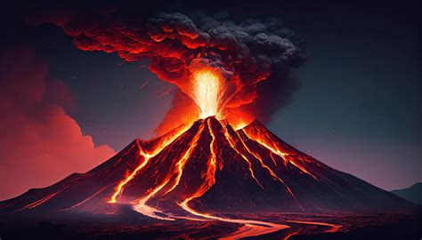 Concept art di Uku, il vulcano protagonista di 