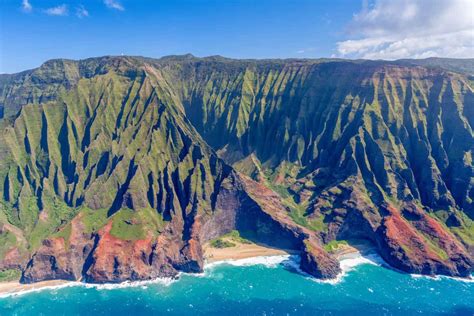 La Na Pali Coast a Kaua'i, fonte d'ispirazione per l'aspetto dei vulcani