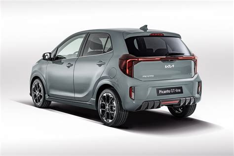 Kia Picanto vista posteriore con barre luminose