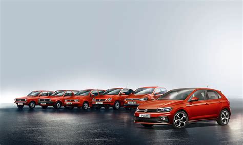 Volkswagen Polo generations with different wheel sizes