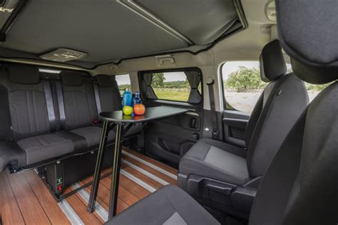 Schema di allestimento interno del Toyota ProAce Verso Camper
