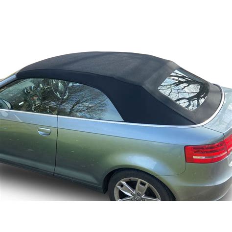 Capote della Audi A3 Cabriolet, aperta e ripiegata