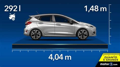 Diagramma comparativo dimensioni Ford Fiesta e Ford Focus