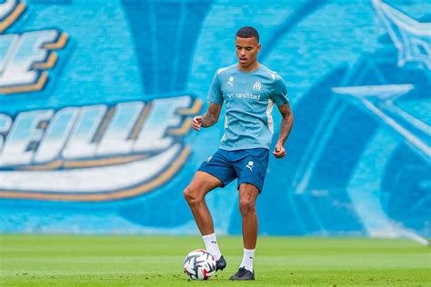 Mason Greenwood in allenamento con l'Olympique Marsiglia