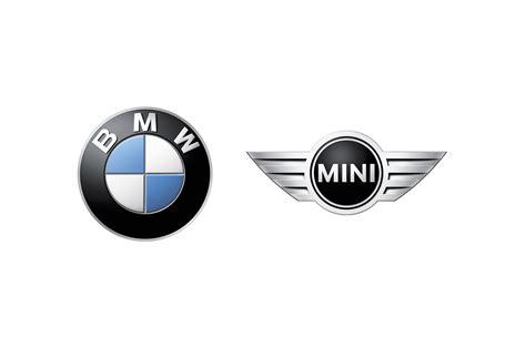 Logo BMW e MINI in primo piano