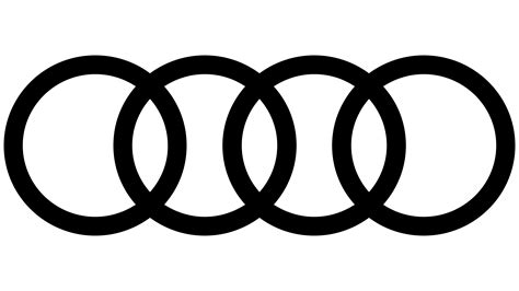 Logo Audi su un'auto di lusso