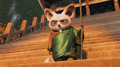 Maestro Shifu che parla con Po