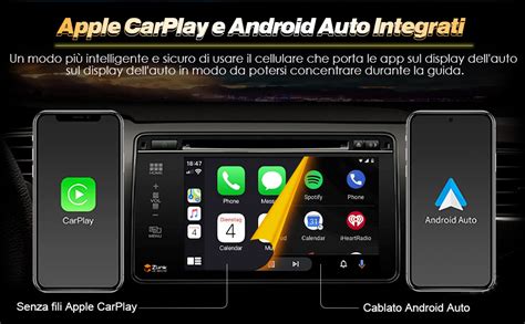 interfaccia apple carplay su display auto