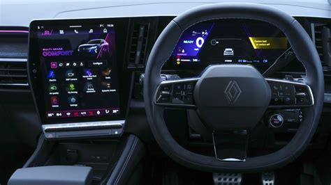 Renault Rafale interior dashboard with large screens