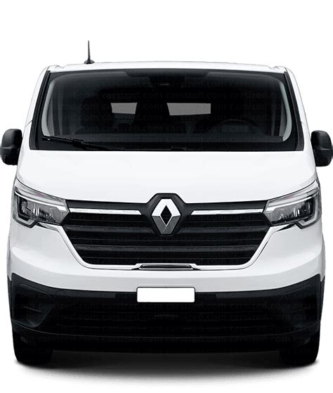 Dettagli del frontale del Renault Trafic