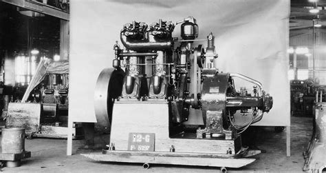 Early diesel engine without intercooler