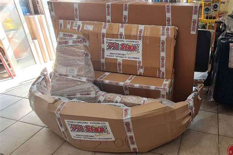 Imballaggio di un ricambio auto