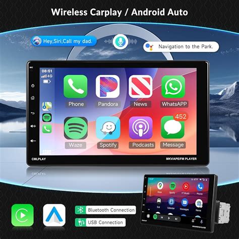 Esempio di autoradio aftermarket con CarPlay