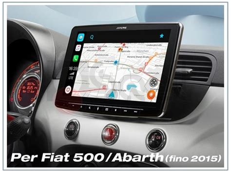 Alpine iLX-F903-312 installato su Fiat 500