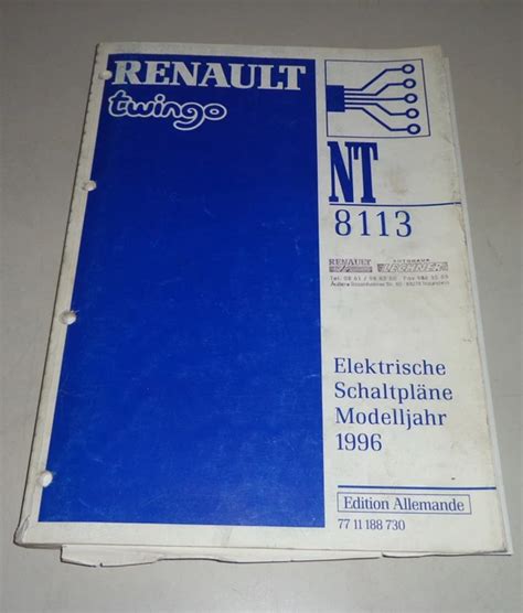 Schemi elettrici Renault Twingo