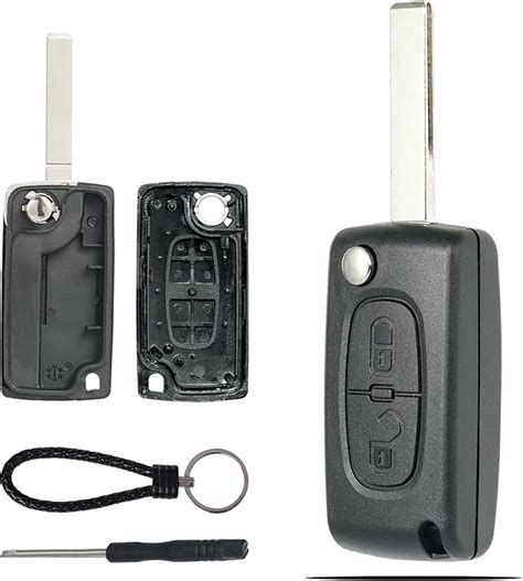Guscio chiave Peugeot 407 con lama VA6