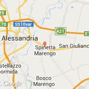 mappa: posizione Spinetta Marengo