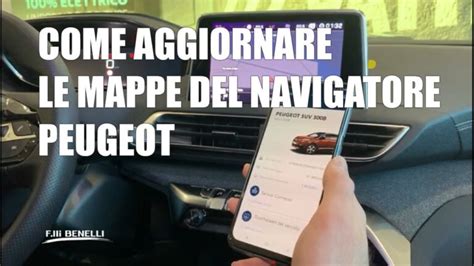 Mappa del sistema di navigazione Peugeot 3008
