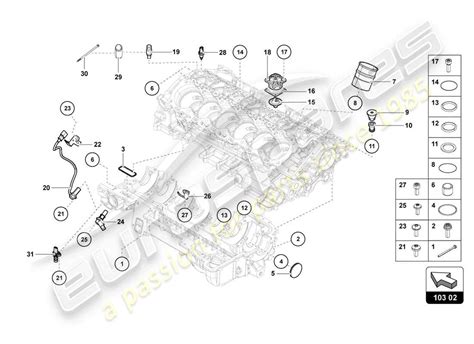 Schema esploso coppa olio Peugeot 207