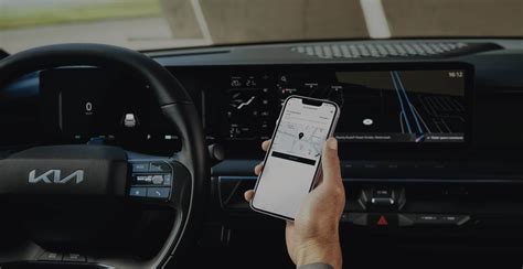Interfaccia del sistema Kia Connect