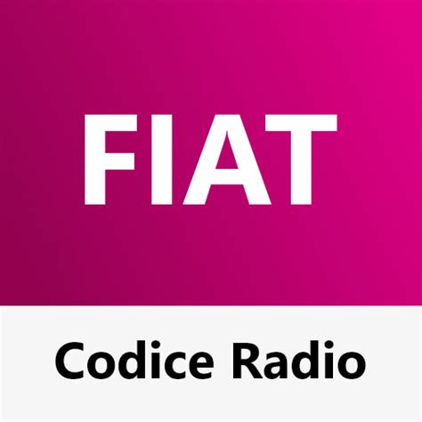 App per recuperare codice radio