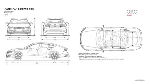 Dimensioni Audi A7 Sportback