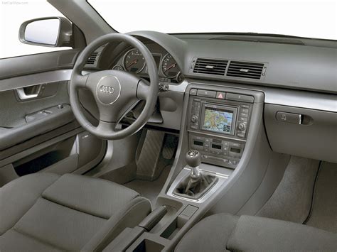 Audi A4 B6 2003 dashboard with infotainment