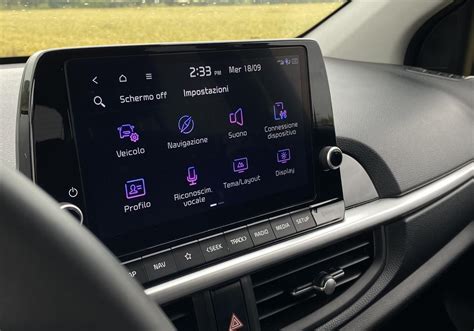 Schermo infotainment Kia Picanto
