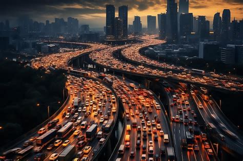 Infografica sulla complessità del traffico urbano