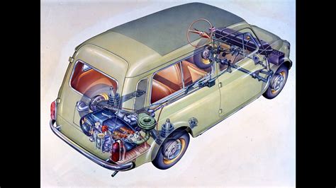 Schema tecnico della Fiat 500 Giardiniera