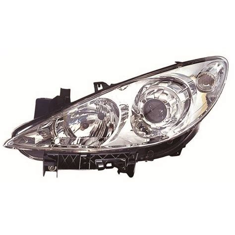 Dettaglio smontaggio faro Peugeot 307