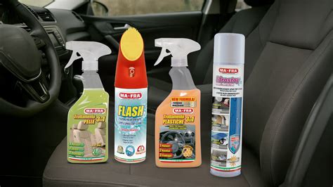Prodotti per la pulizia delle plastiche interne auto