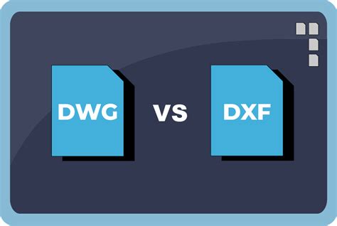 Schema comparativo formati DWG e DXF
