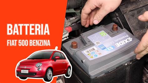 Fiat 500 con batteria scarica