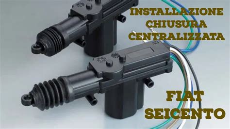 schema funzionamento chiusura centralizzata auto