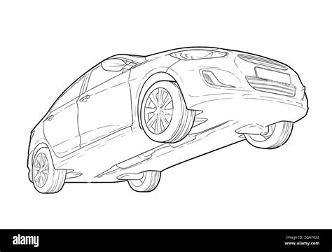 illustrazione manuale auto
