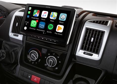 Autoradio installata in un Fiat Ducato