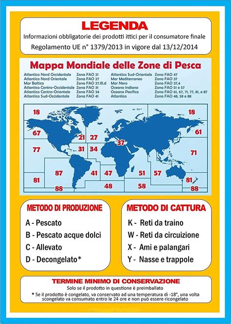 Mappa con indicazione delle zone di spedizione e tempi