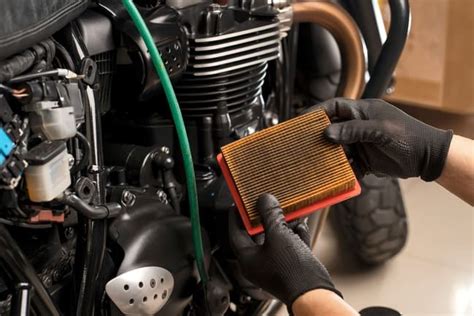 Filtro aria di una moto