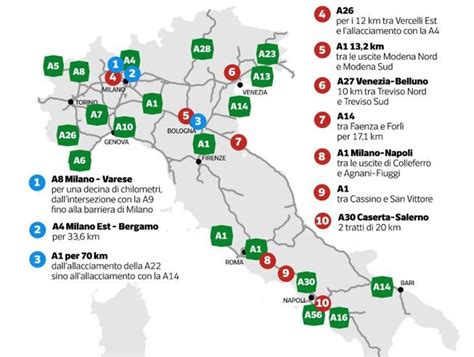 Mappa del percorso Vicenza-Ravenna con evidenziate le principali autostrade