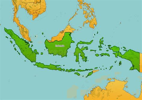 Mappa dell'Indonesia con evidenziato Karawang