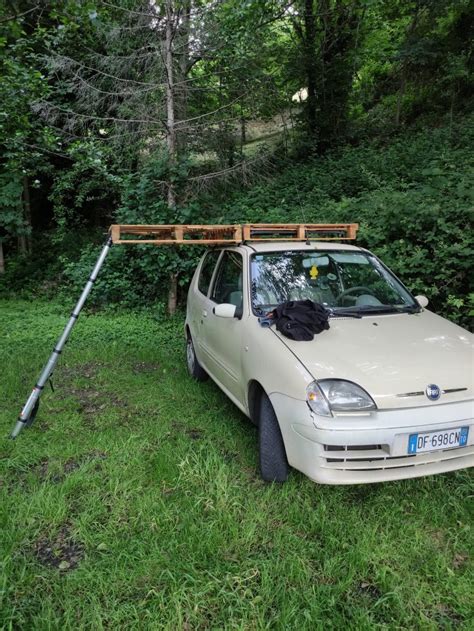 Tenda da tetto fai da te su Fiat Doblo