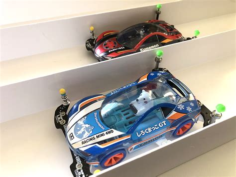 Modelli di Mini 4WD in esposizione