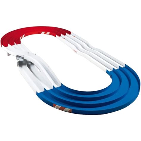 Schema di una pista Mini 4WD con diversi tipi di ostacoli