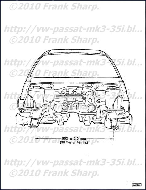 Volkswagen Passat B5.5 chassis diagram