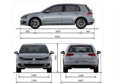 Volkswagen Golf 7 dimensioni e bagagliaio