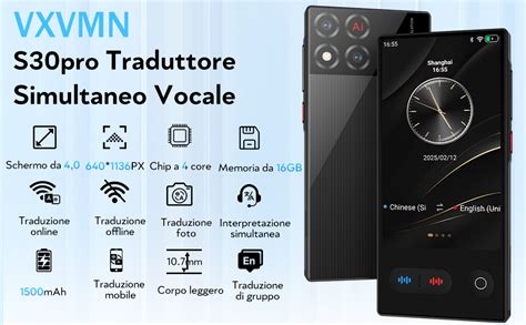 VXVMN Traduttore Vocale Istantaneo con display