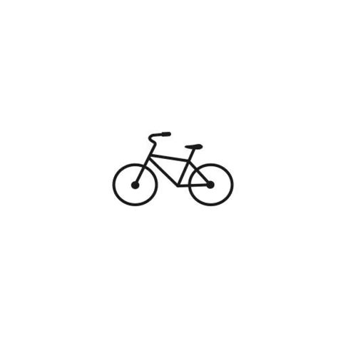 Tatuaggio bicicletta minimalista
